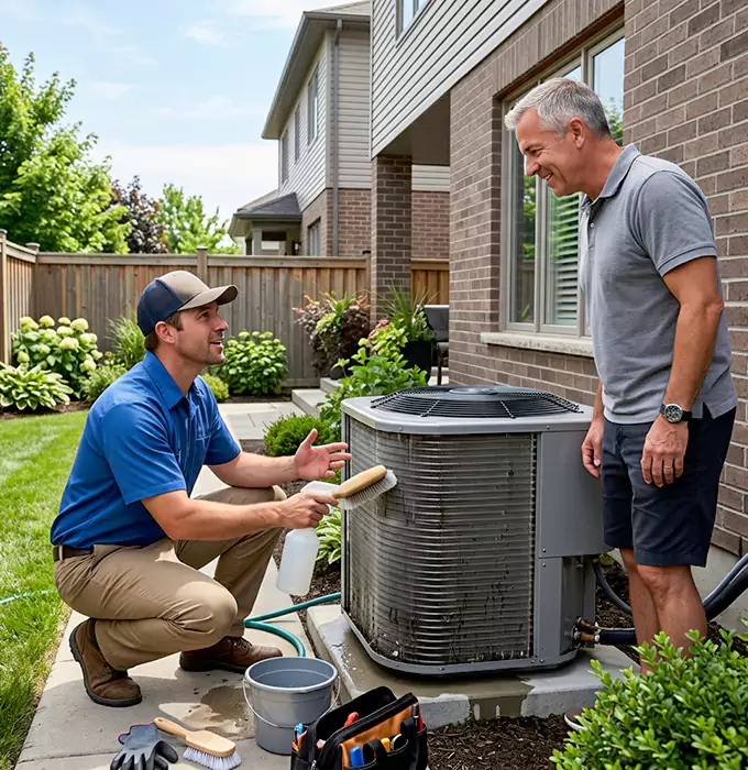 Why Lorain, OH Homeowners Choose Lorain HVAC Pro for Outdoor AC Unit Cleaning?